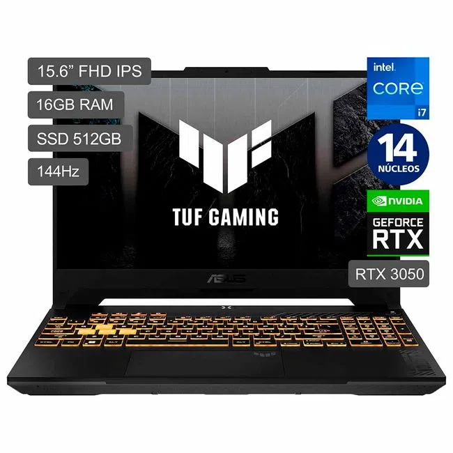 Laptop ASUS FX507ZC4-HN002W 15.6" Intel Core i7 12va generación 16GB 512GB SSD - Imagen 2